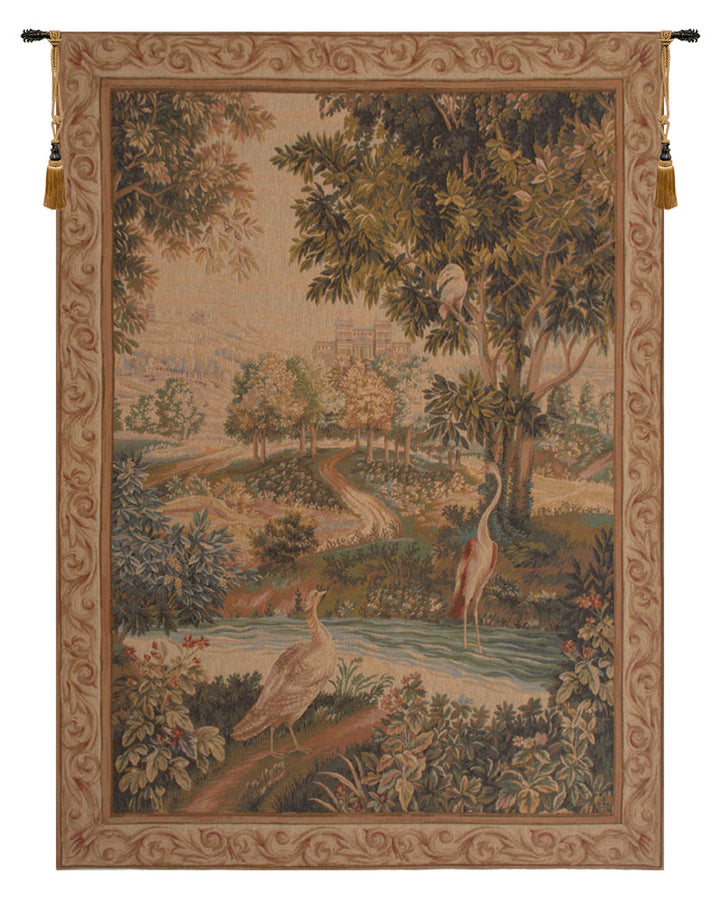 Verdure Aux Oiseaux I French Wall Tapestry