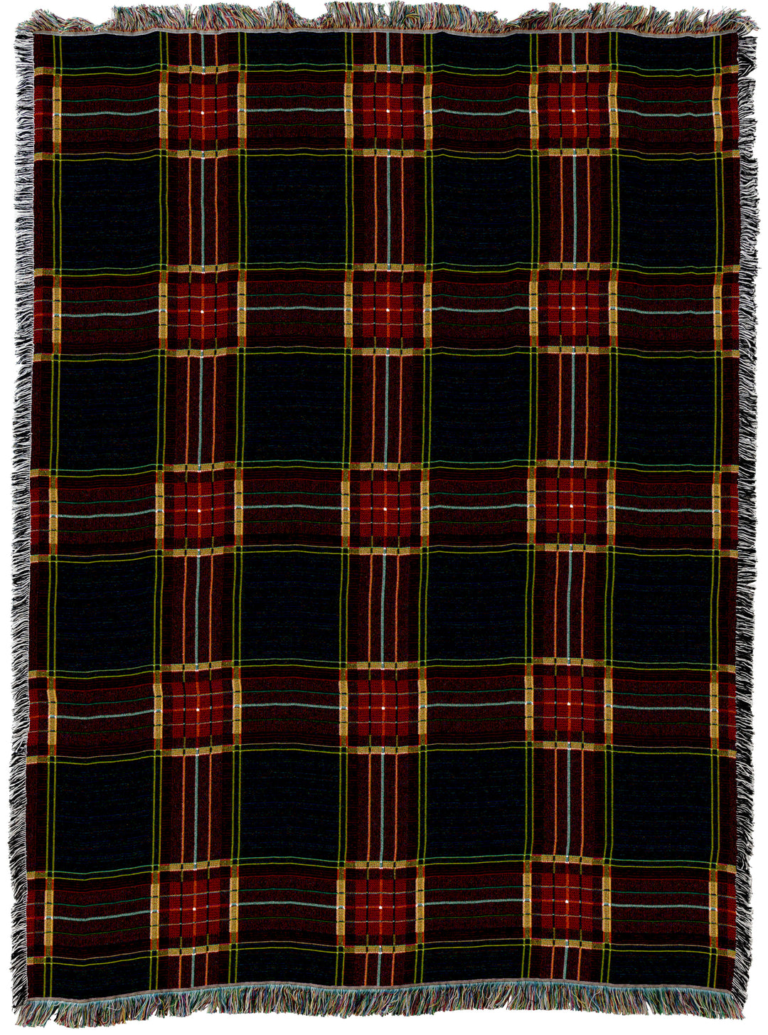 Golf Plaid Throw