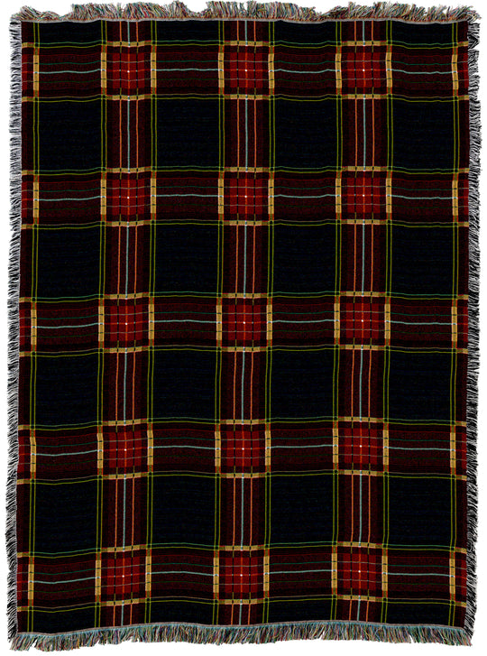 Golf Plaid Throw