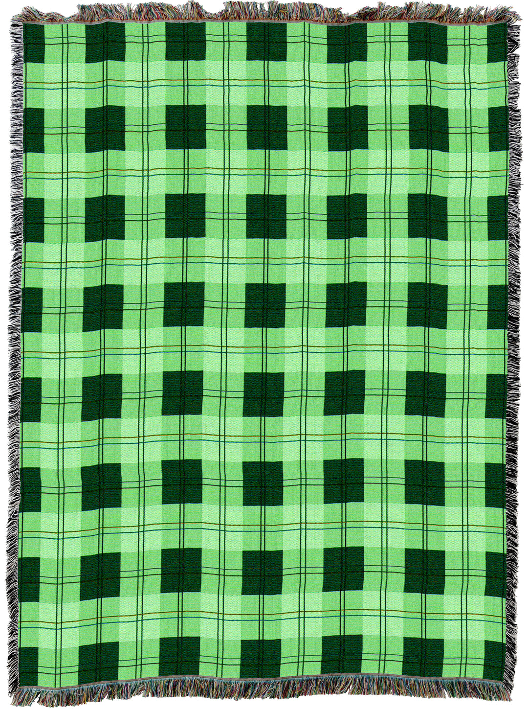Gooseberry Plaid Throw