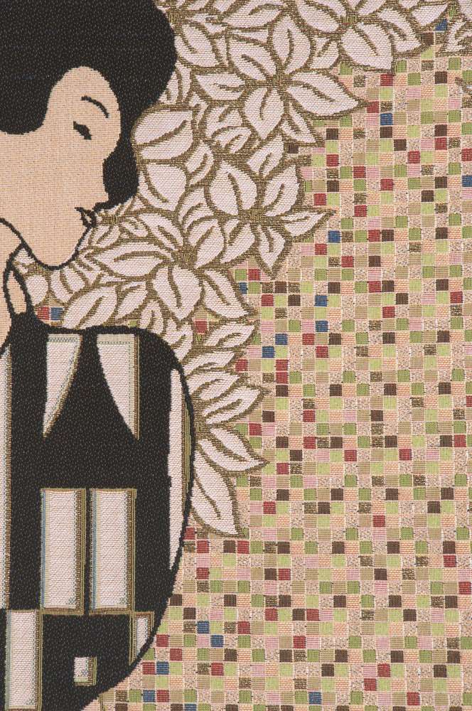 Gustav Klimt Silhouettes French Wall Tapestry
