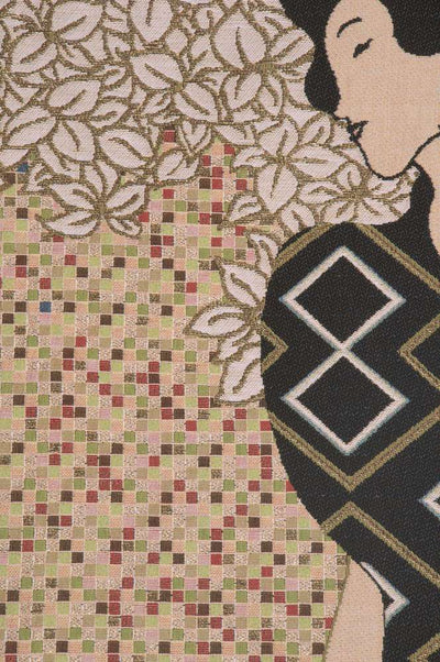 Gustav Klimt Silhouettes French Wall Tapestry