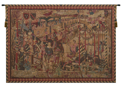 Le Tournai Horizontal French Wall Tapestry