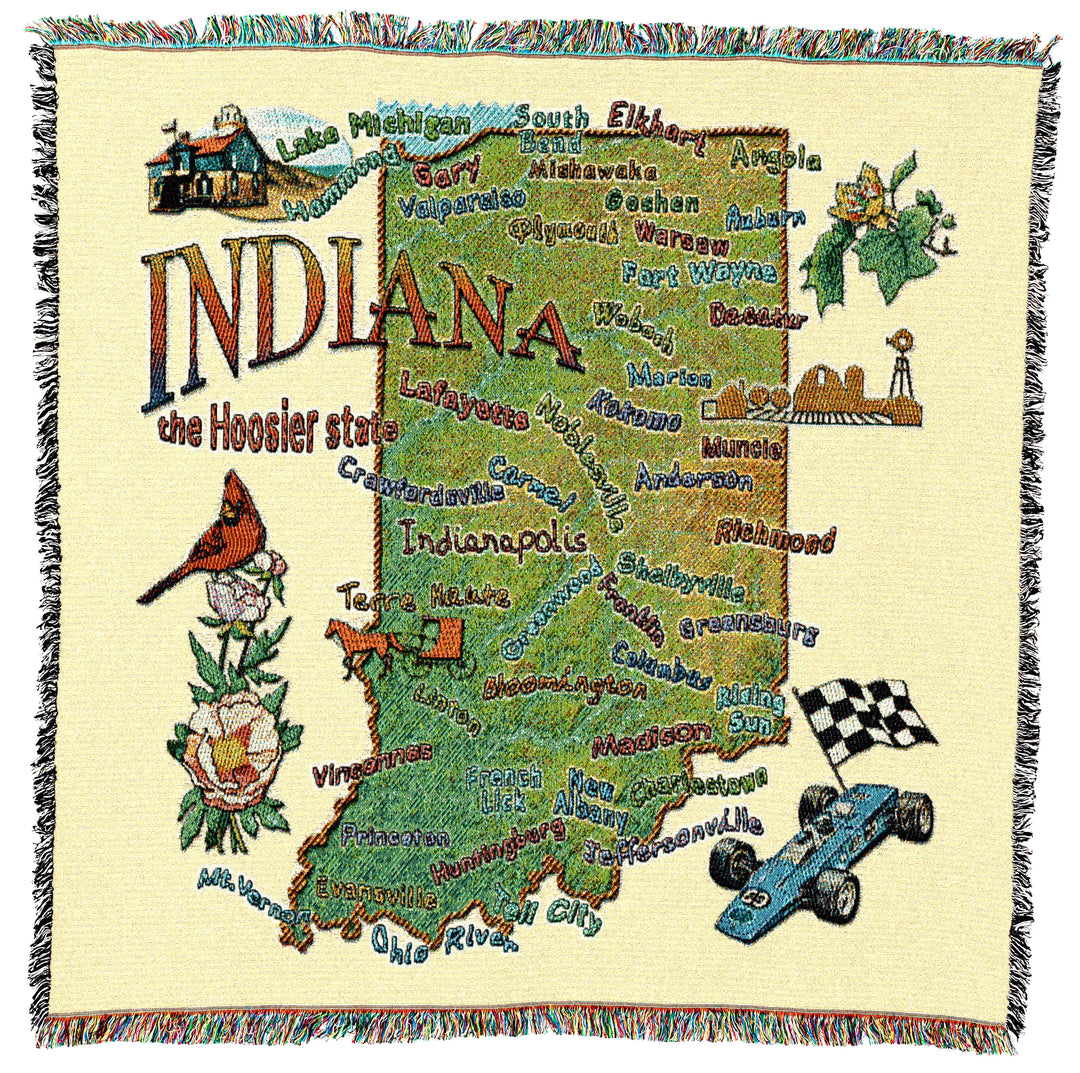 Indiana State Small Throw