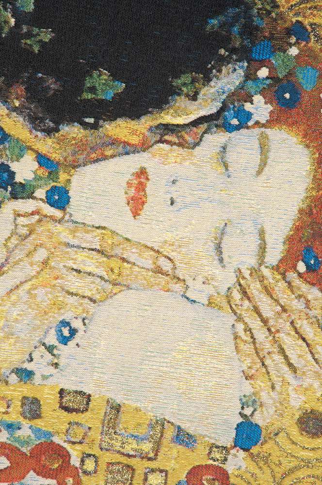 The Kiss Gustav Klimt Belgian Wall Tapestry