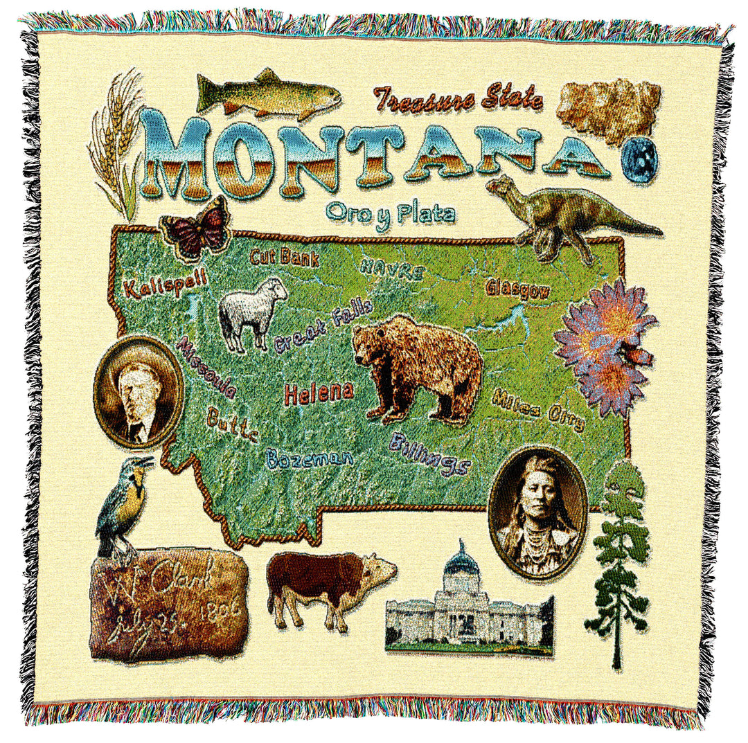 Montana State Small Throw