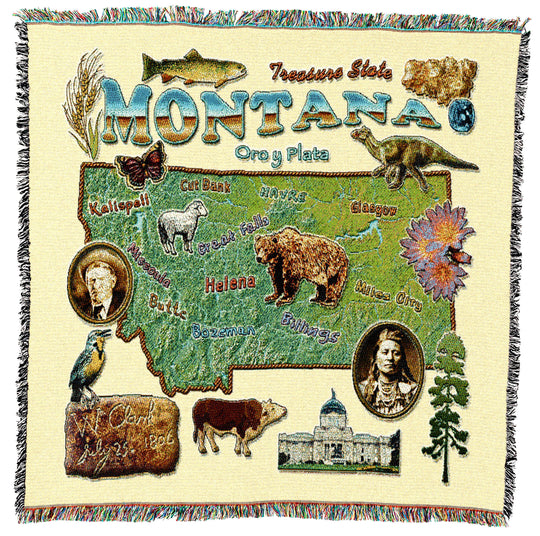 Montana State Small Throw