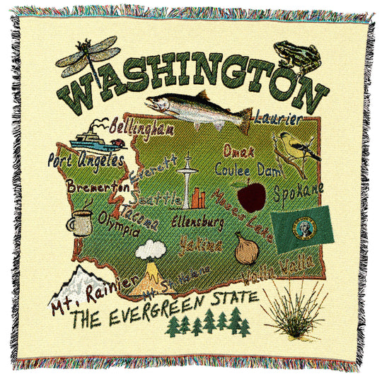 Washington State Small Throw