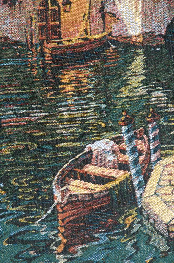 Lake Como Varenna Reflections Mini Belgian Wall Tapestry