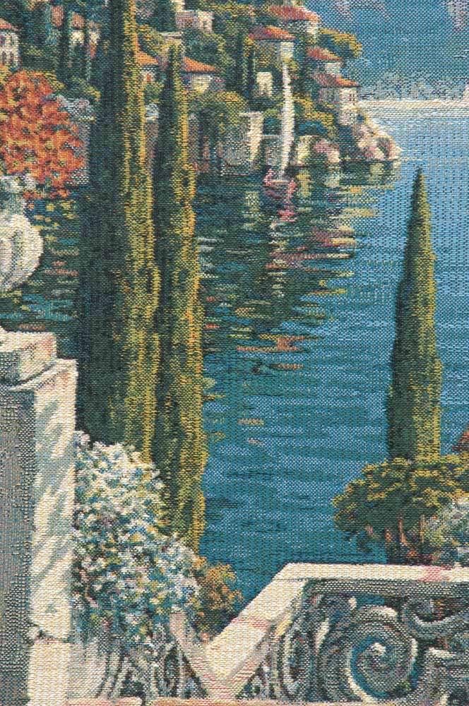 Cobblestone Balcony Belgian Wall Tapestry