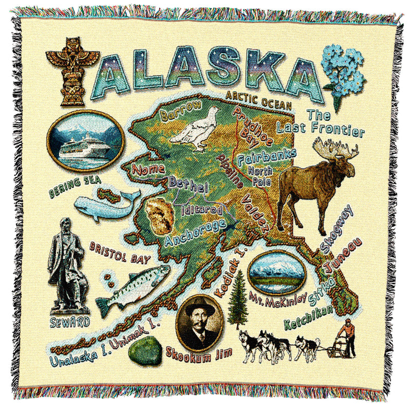 Alaska State Small Throw