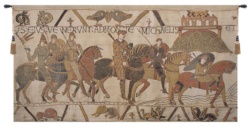 Bayeux Mont St Michael Belgian Wall Tapestry