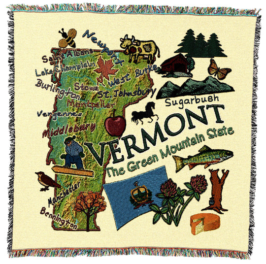 Vermont State Small Throw