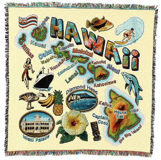 Hawaii State Small Throw