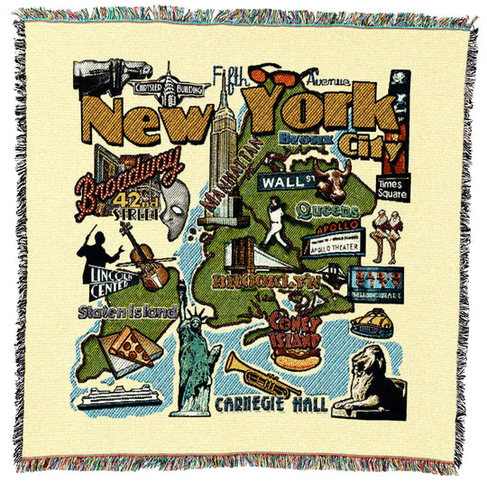 New York City Small Throw