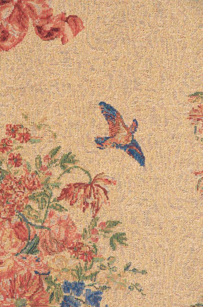 Blue Ribbon Bouquet French Wall Tapestry