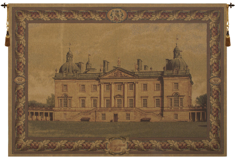 English Castle Belgian Wall Tapestry