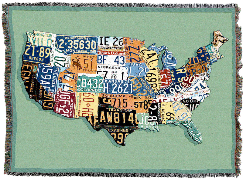 USA Tags Throw
