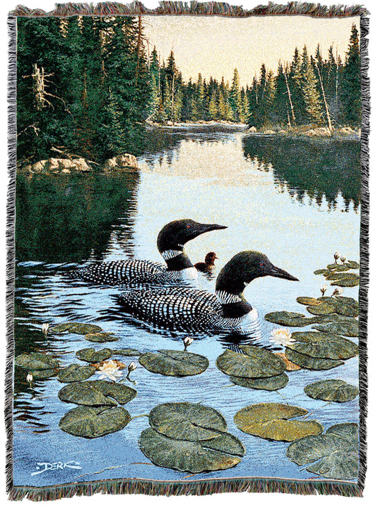Enchanted Passage Loons Throw