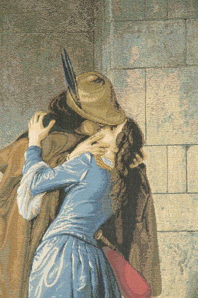 Medieval Kiss Italian Wall Tapestry