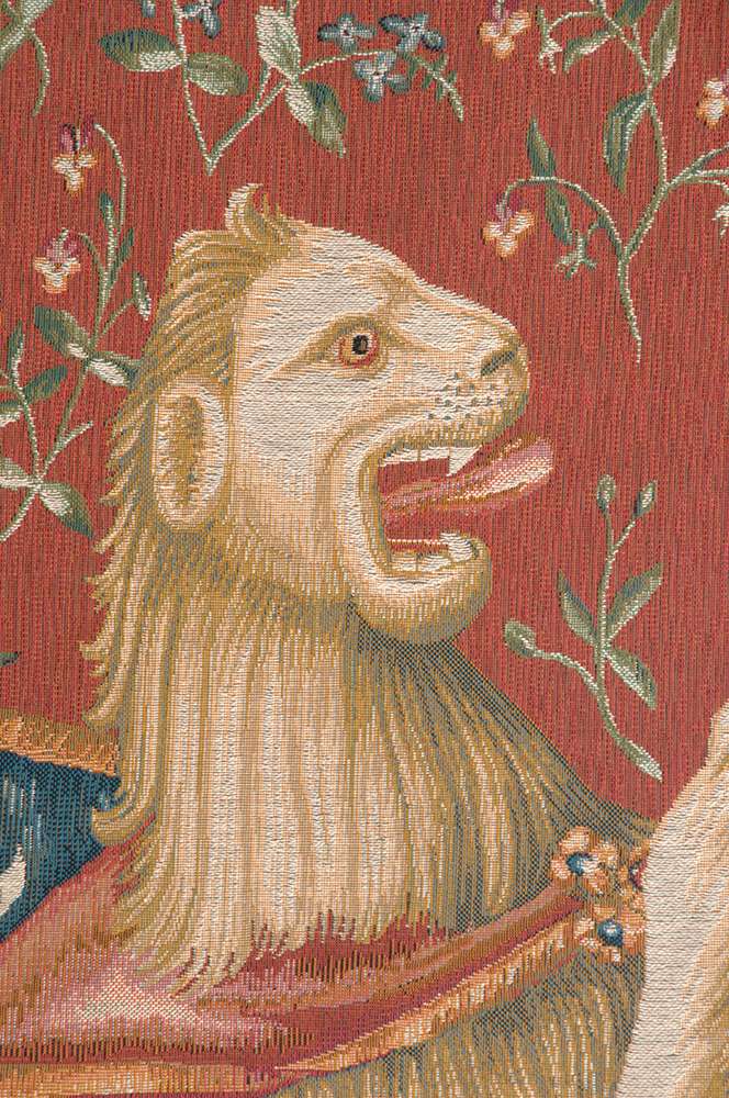 Portiere Lion French Wall Tapestry