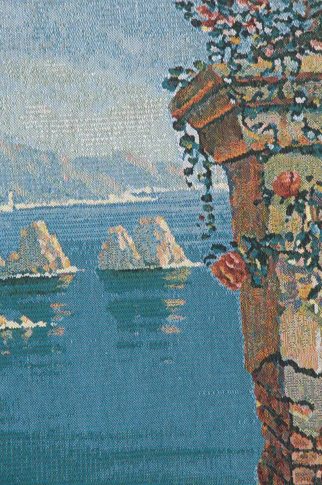 Italian Coast Belgian Wall Tapestry