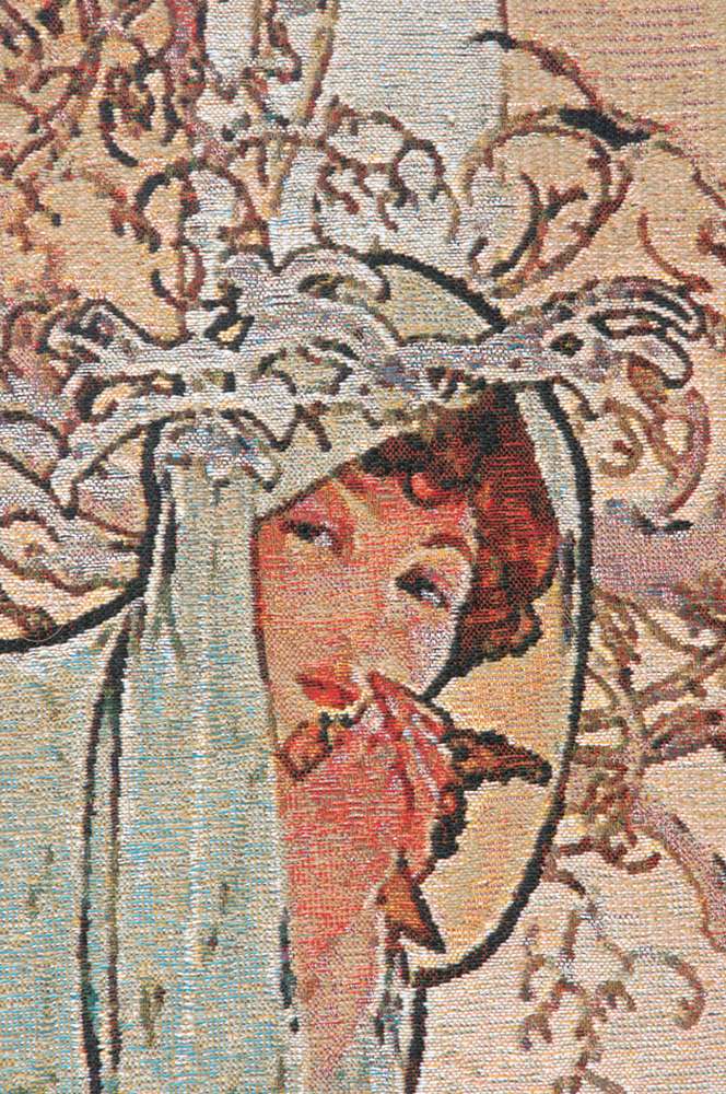 Nouveau Winter Belgian Wall Tapestry