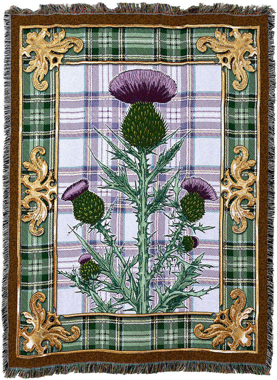 Flowering Thistle Throw