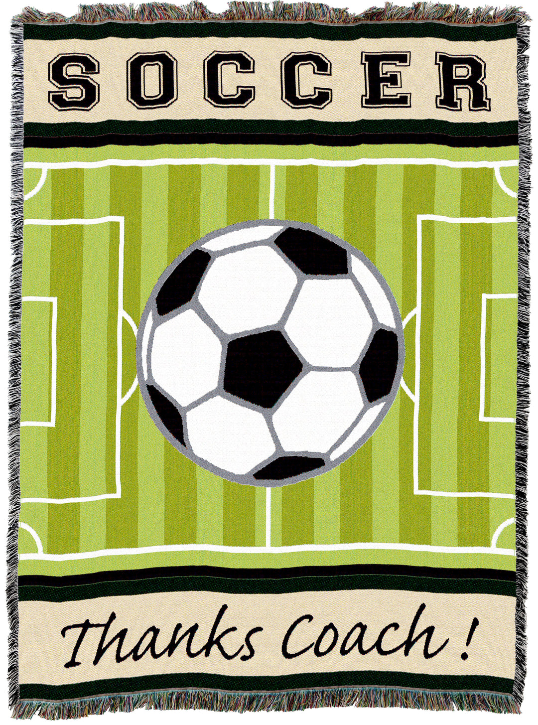Thanks Coach Soccer Throw