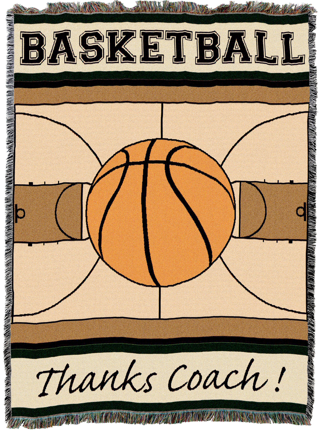 Thanks Coach Basketball Throw