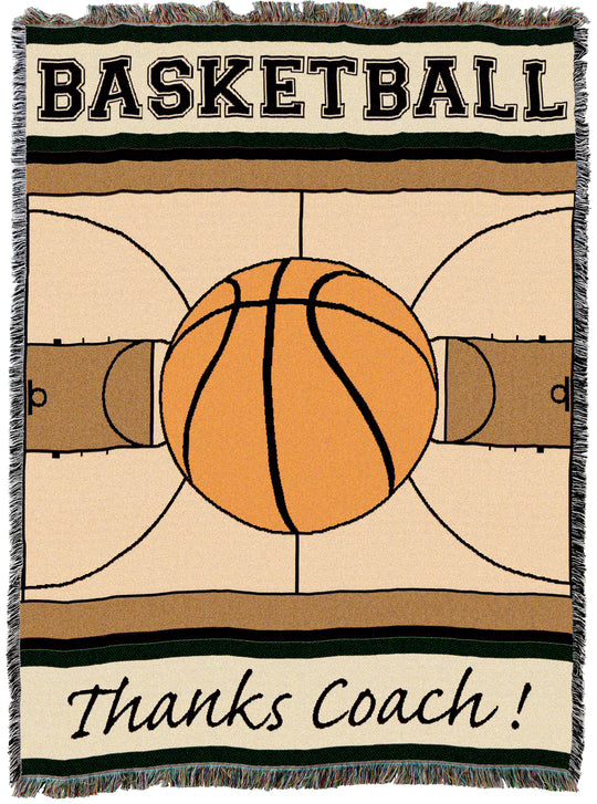 Thanks Coach Basketball Throw