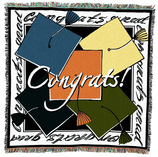 Congrats Graduation Throw