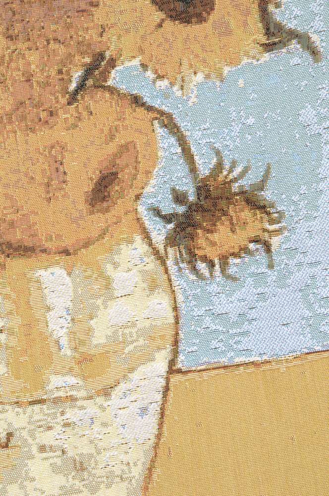 Van Gogh Sunflowers French Wall Tapestry