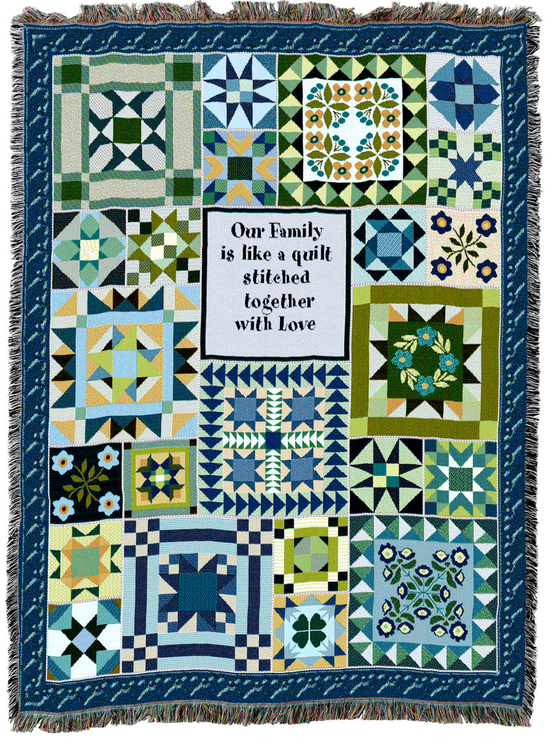 Cool Family Quilt Throw