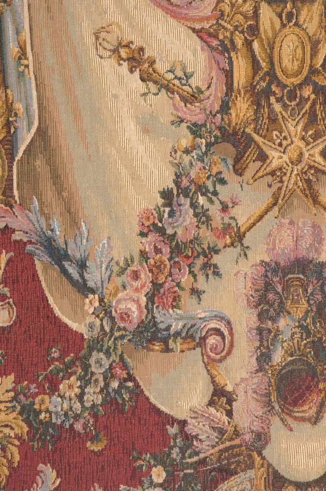 Grandes Armoiries Red French Wall Tapestry