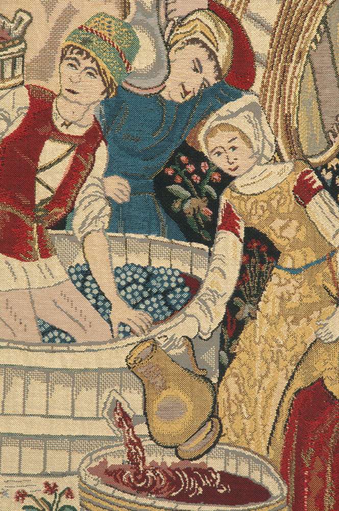 Vendanges II Belgian Wall Tapestry