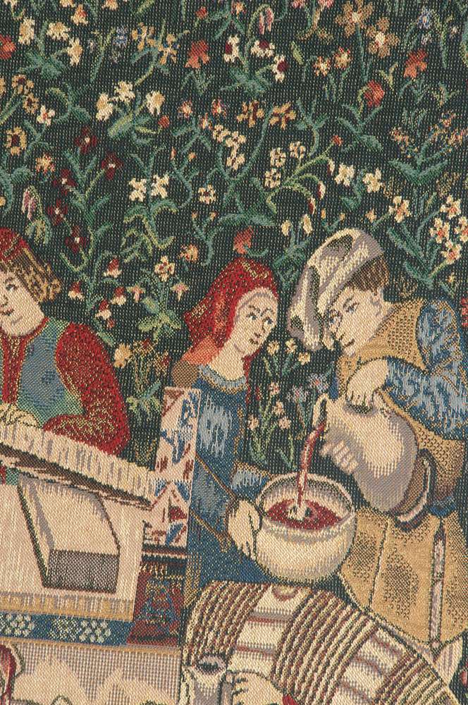 Vendanges Portiere Left Side Belgian Wall Tapestry