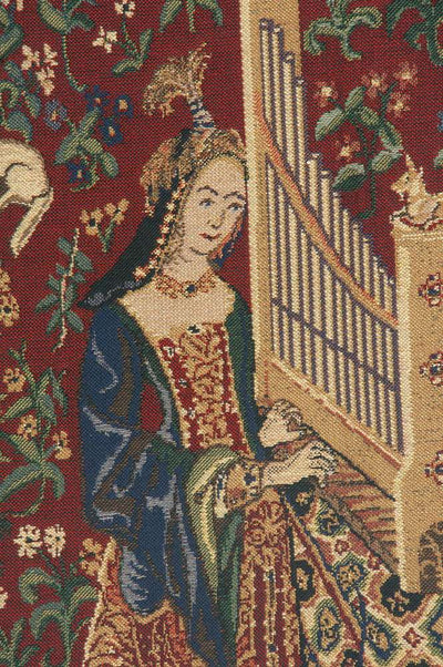 Lady and the Unicorn Organ III Belgian Wall Tapestry