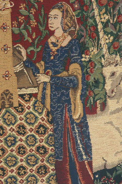 Lady and the Unicorn Organ III Belgian Wall Tapestry