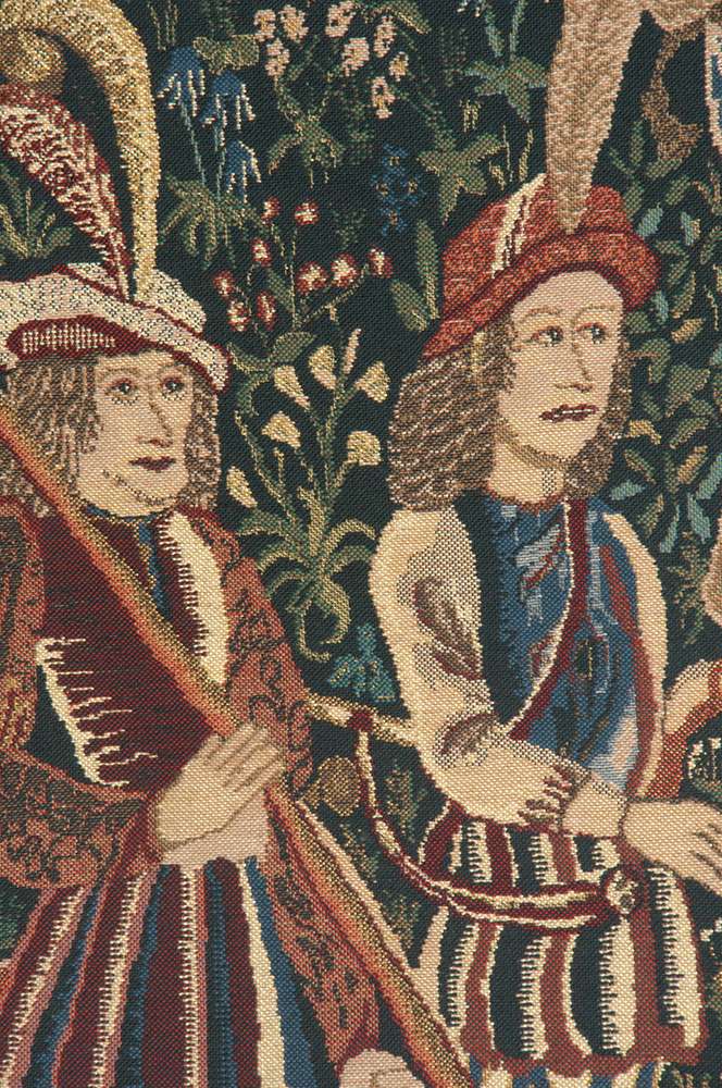Unicorn Hunt Belgian Wall Tapestry