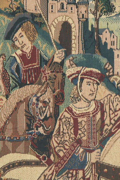 Falcon Hunt II Belgian Wall Tapestry