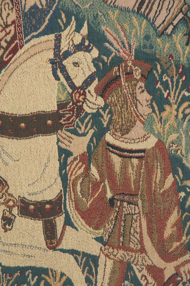 Falcon Hunt II Belgian Wall Tapestry