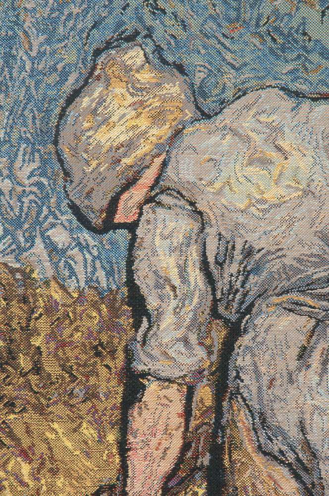 Van Gogh Flax Harvest Belgian Wall Tapestry