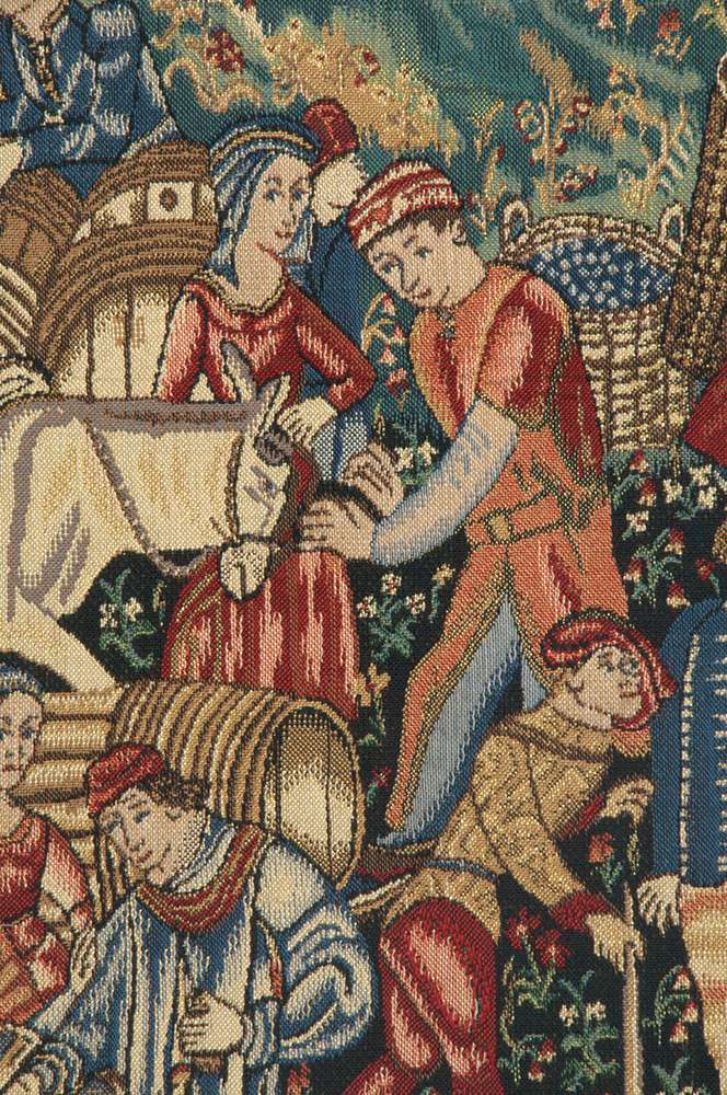 Wine Merchants Belgian Wall Tapestry
