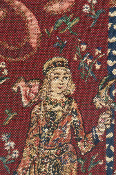 Lady and the Unicorn Taste I Belgian Wall Tapestry