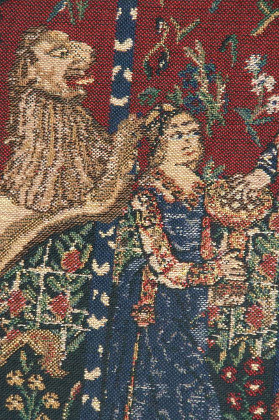 Lady and the Unicorn Taste I Belgian Wall Tapestry