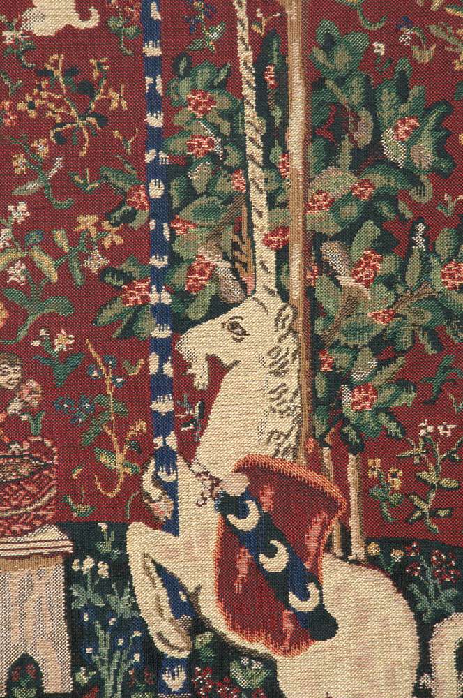 Lady and the Unicorn Smell I Belgian Wall Tapestry