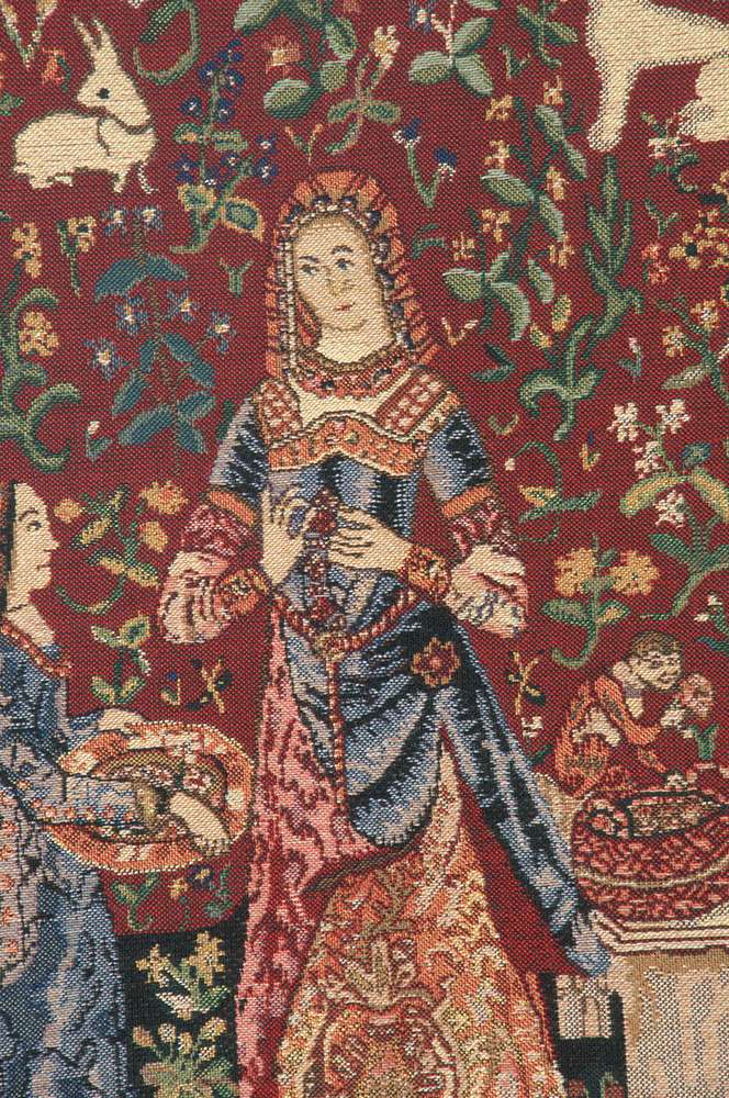 Lady and the Unicorn Smell I Belgian Wall Tapestry