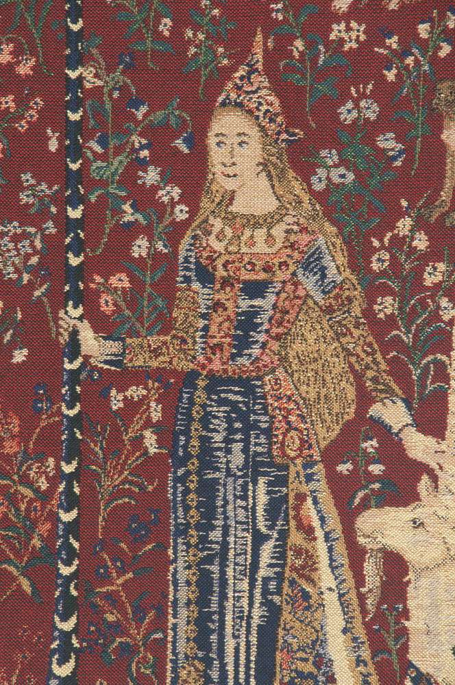 Lady and the Unicorn Touch I Belgian Wall Tapestry