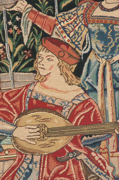 Medieval Concert Belgian Wall Tapestry